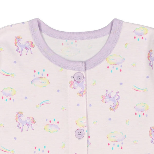 Unicorn Roll Up T-shirt and Pants Set