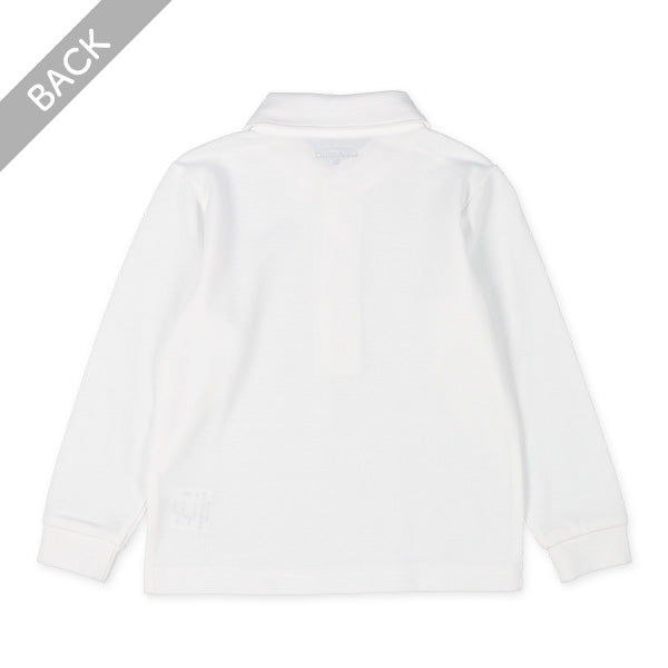 Long Sleeve Polo Shirt with Tie (Winter, Spring, Autumn)