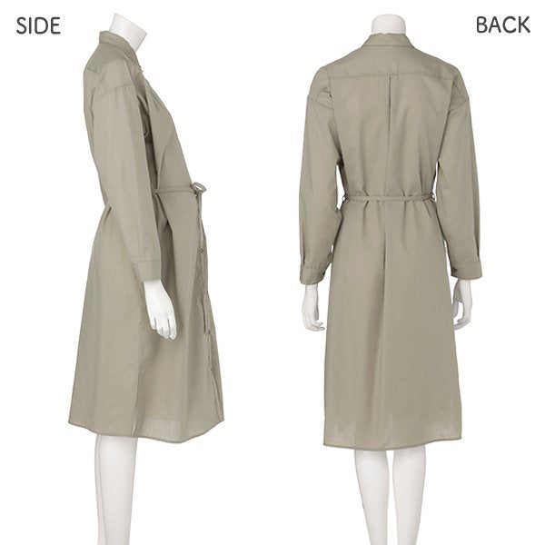 Nursing Broadcloth Shirt Dress (Winter, Spring, Autumn)