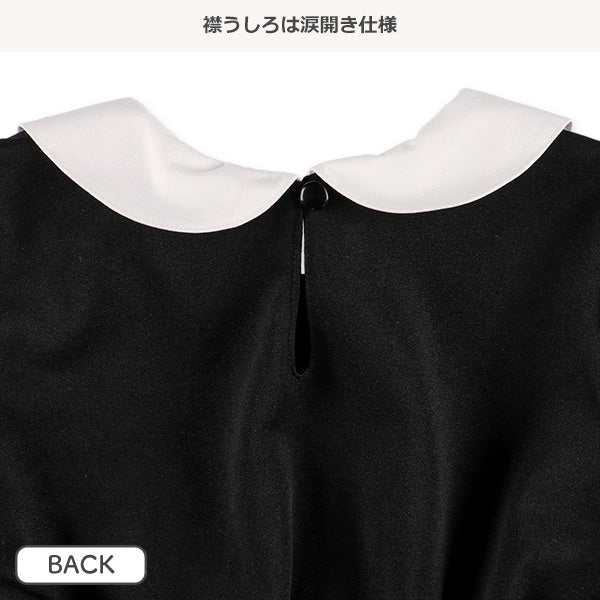 Formal Pleated Dress with collar (Winter, Spring, Autumn)