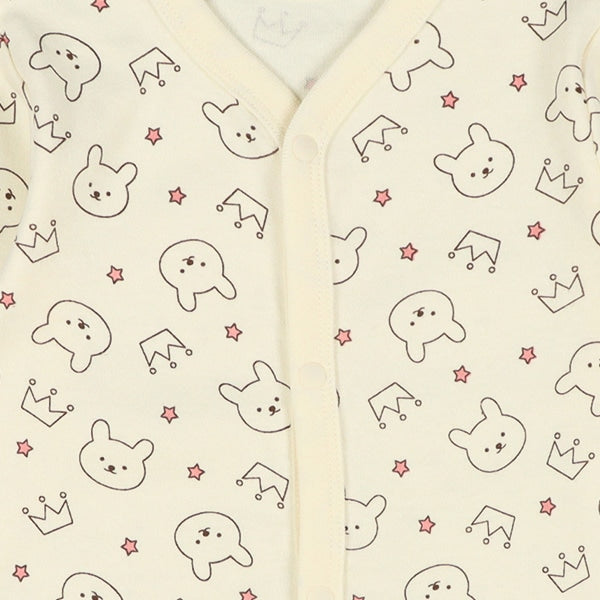 Thermal Rompers with Front Opening for Newborns
