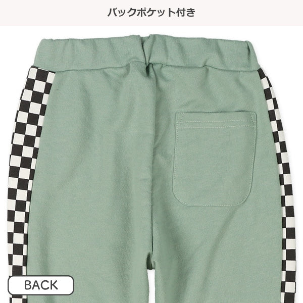 Checked Side Panel Pants (Spring)