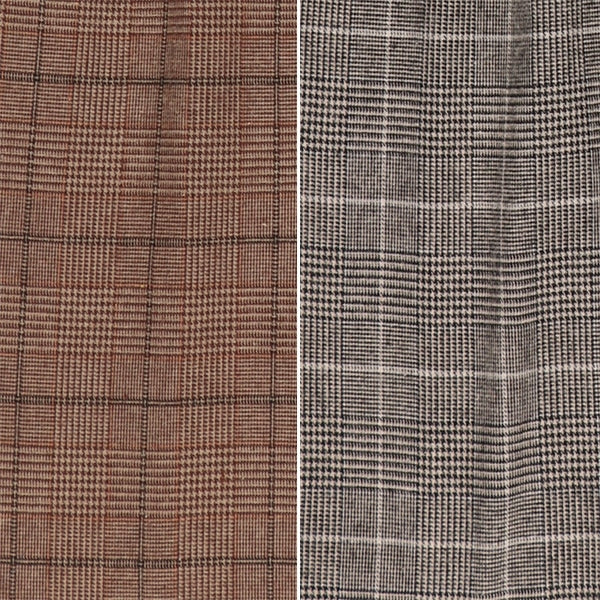 Checked Wide Pants (Winter, Spring, Autumn)