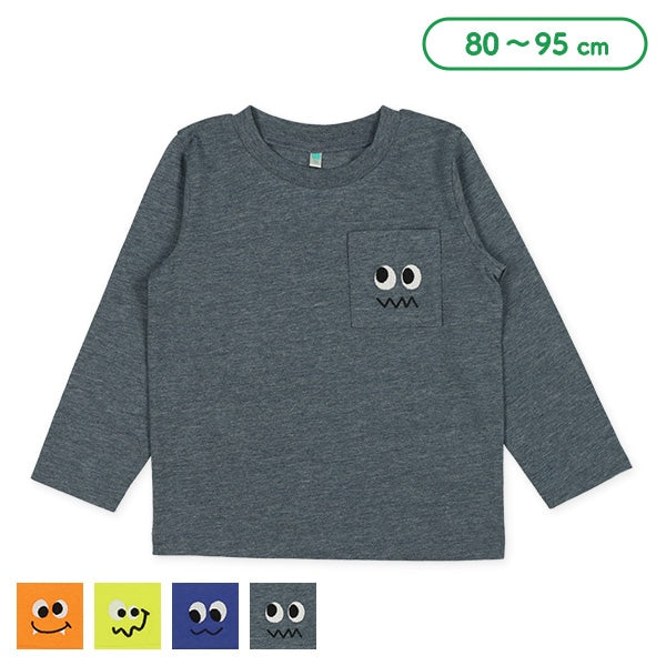 Cute Pocket Long Sleeve Shirt (Winter, Spring, Autumn)