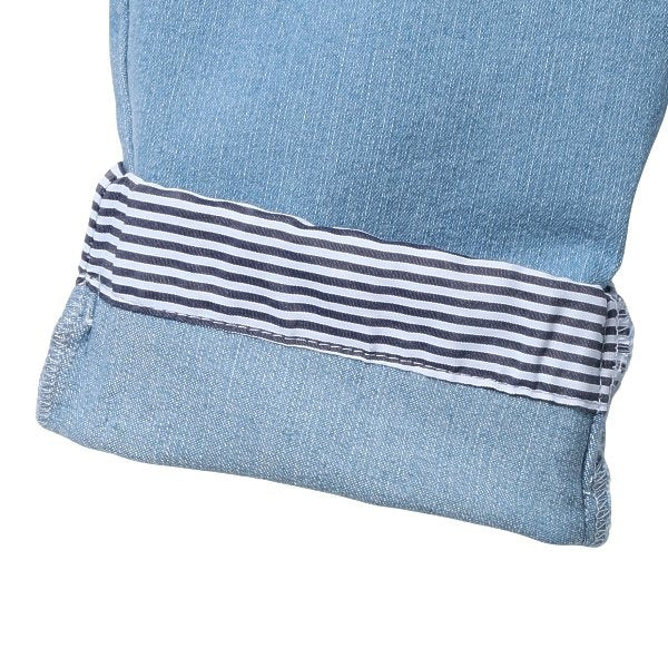 Plain Denim Shorts