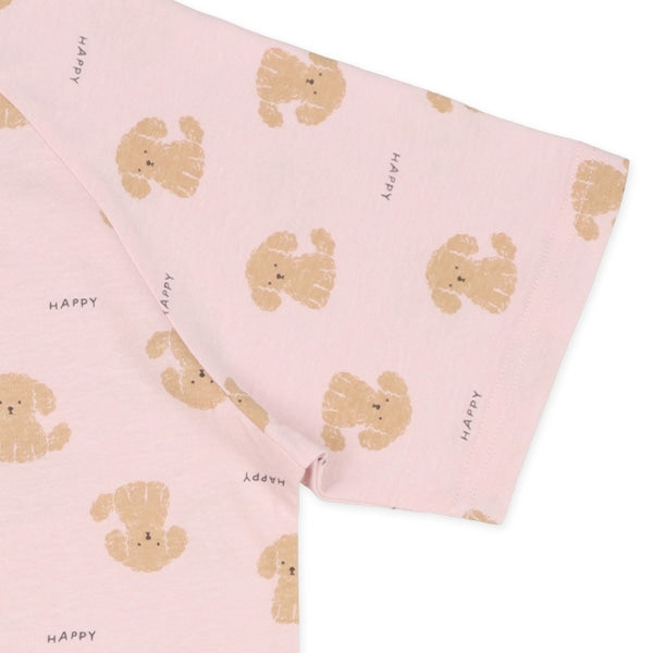 Poodle Short Sleeve T-shirt and Pants Set
