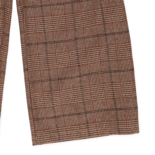 Checked Wide Pants (Winter, Spring, Autumn)