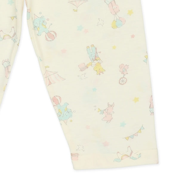 Circus Roll Up T-shirt and High Waist Pants Set