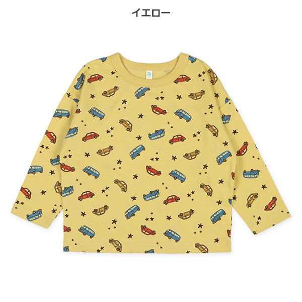Car Print Long Sleeve Shirt (Winter, Spring, Autumn)