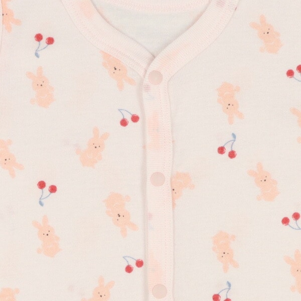 Short sleeve romper with front opening
