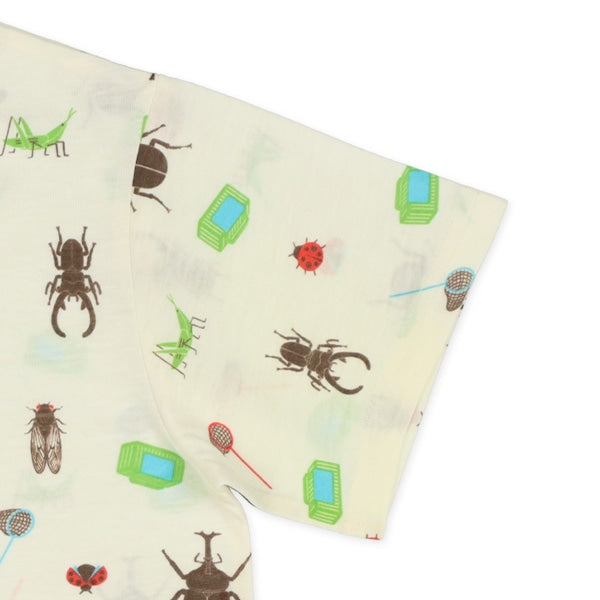 Insect Short Sleeve T-shirt and High Waist Pants Set