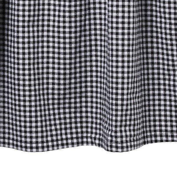 Checkered Knit Sleeveless One Piece