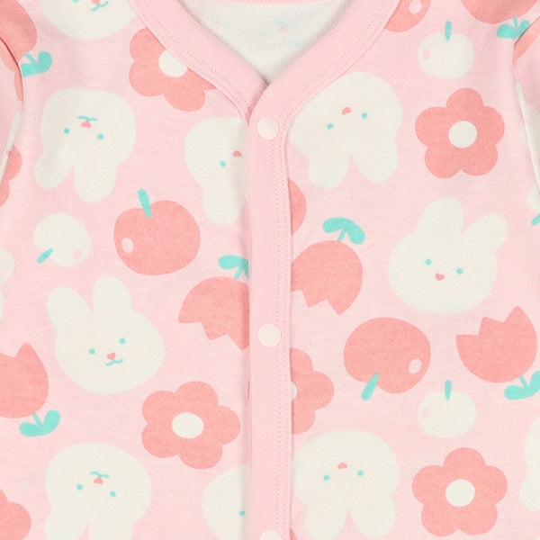Thermal Rompers with Front Opening for Newborns