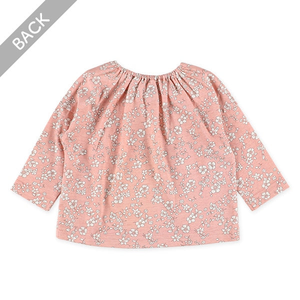 Floral Sweatshirt with Collar (Winter, Spring, Autumn)