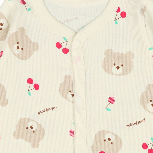 Thermal Rompers with Front Opening for Newborns