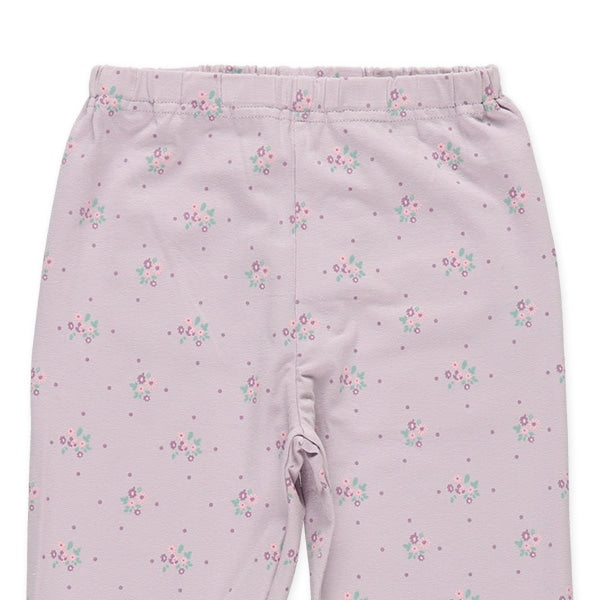 Flower and Polka Dot Print Leggings (Winter, Spring, Autumn)