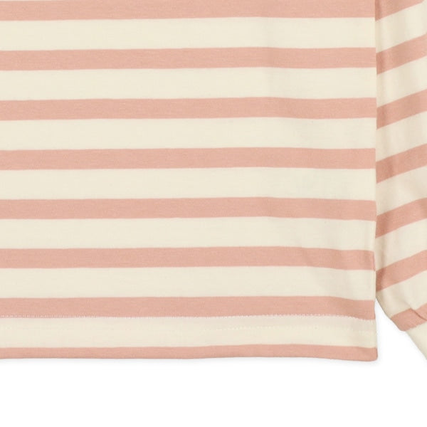 Striped Mock Neck T-shirt (Winter, Spring, Autumn)