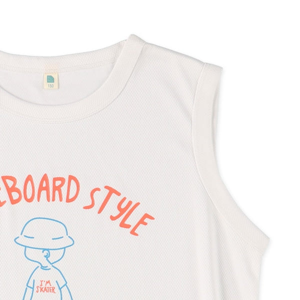Skateboard Sleeveless T-shirt