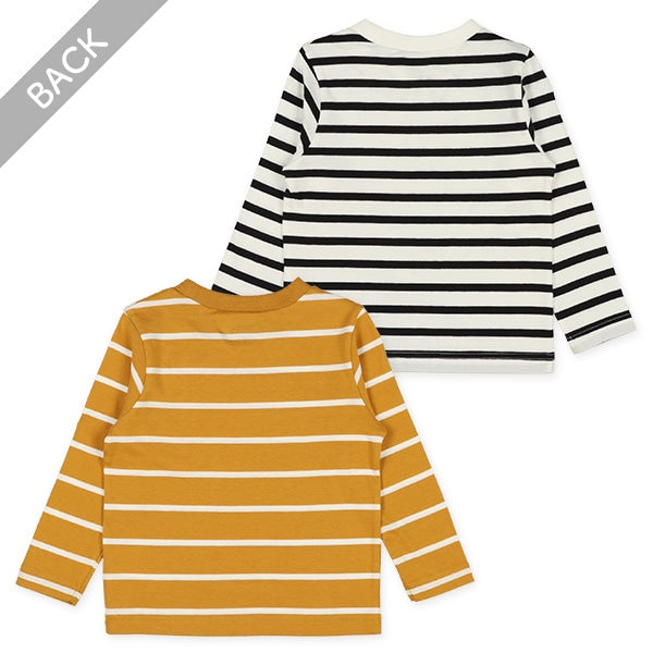 Horizontal Stripes Long Sleeve Shirt (Winter, Spring, Autumn)