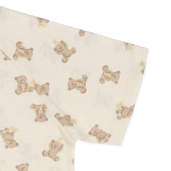 Rabbit Short Sleeve T-shirt and High Waist Pants Set