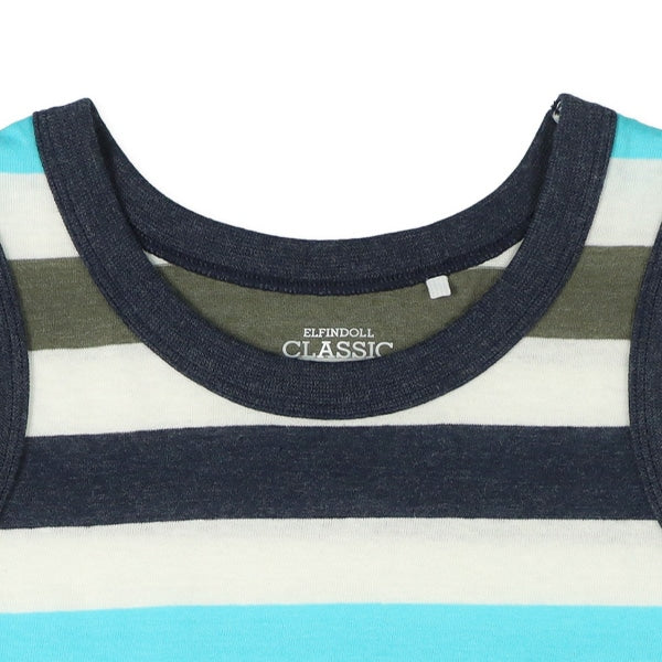 Stripe Sleeveless T-shirt