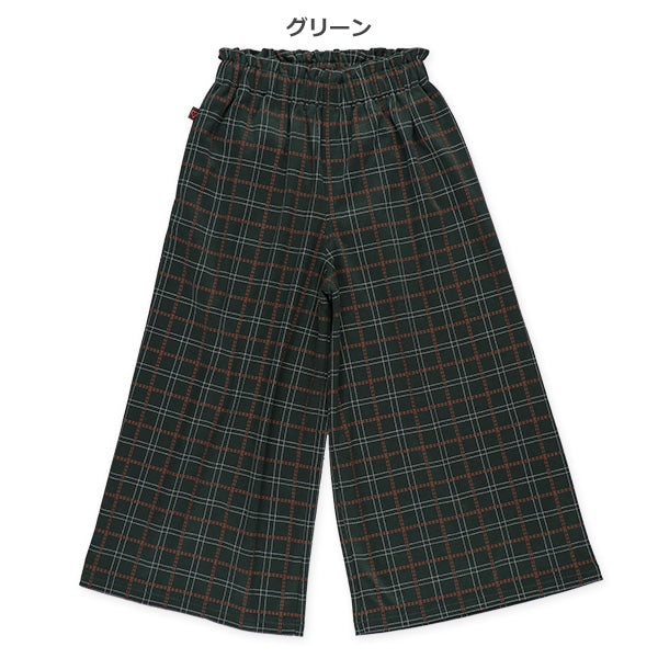 Check Wide Pants (Winter, Spring, Autumn)