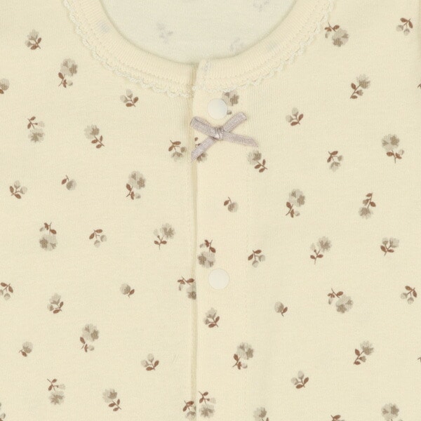 Short sleeve romper with front opening