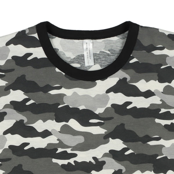 Camouflage Pattern T-shirt and Pants Set