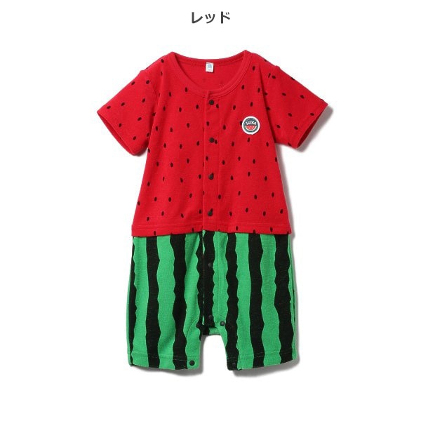 Watermelon Short Sleeve Romper