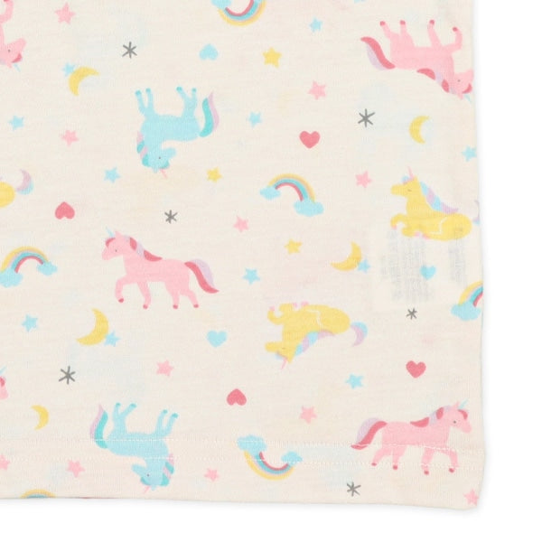 Unicorn Short Sleeve T-shirt and High Waist Pants Set