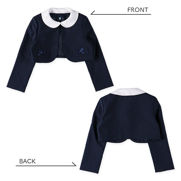 Formal Pleated Dress and Bolero Set (Winter, Spring, Autumn)