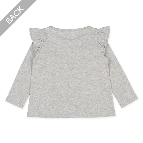 Shoulder Frills T-Shirt (Winter, Spring, Autumn)