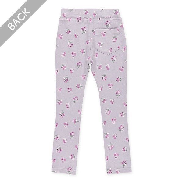 Flower Checked Stretch Pants (Winter, Spring, Autumn)