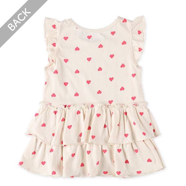 Frill Knit Sleeveless One Piece