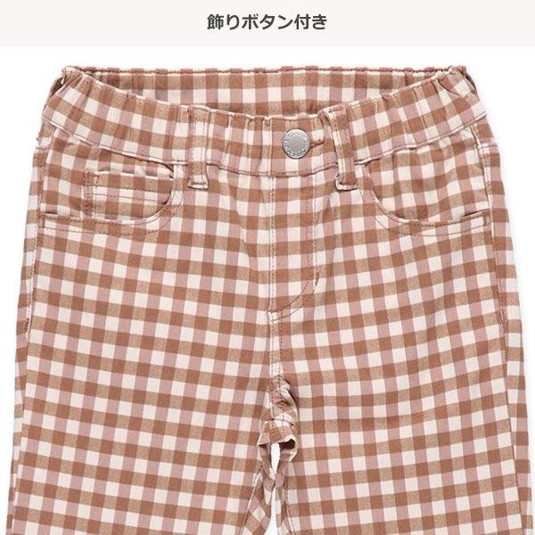 Twill Checked Pants (Winter, Spring, Autumn)