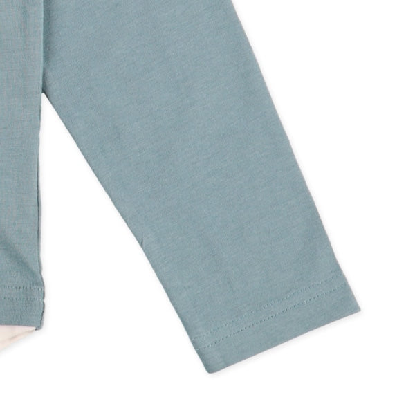 Hem Panel Long Sleeve Shirt (Winter, Spring, Autumn)