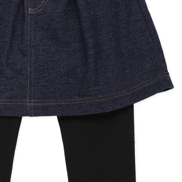 Knit Denim Skirted Leggings (Winter, Spring, Autumn)