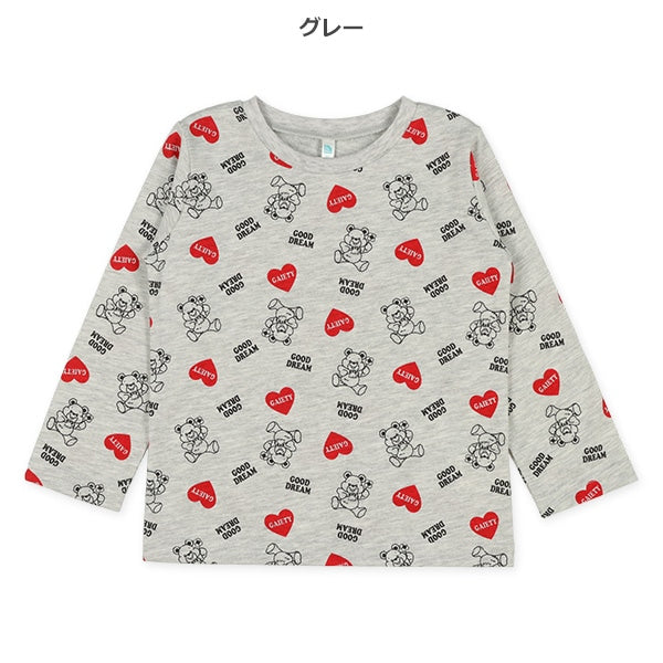 Heart and Bear Print T-Shirt (Winter, Spring, Autumn)
