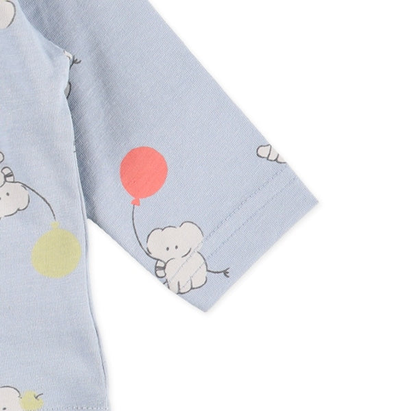 Balloon Holding Elephant Long Sleeve Shirt (Winter, Spring, Autumn)