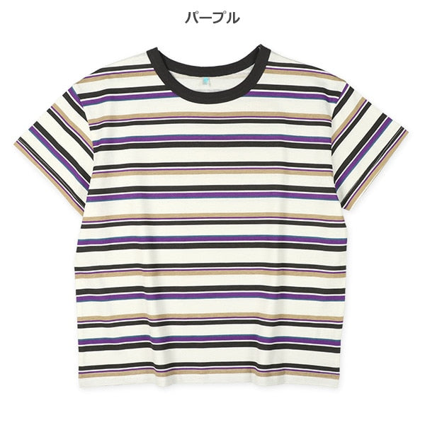 Stripe Short Sleeve T-shirt
