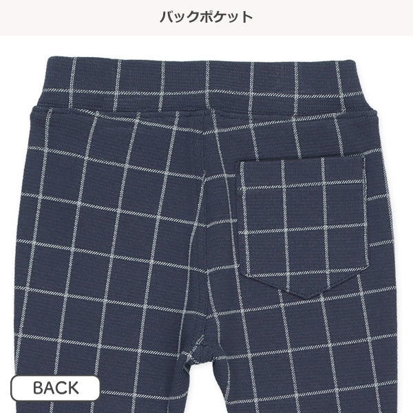 Checked Stretch Pants (Winter, Spring, Autumn)