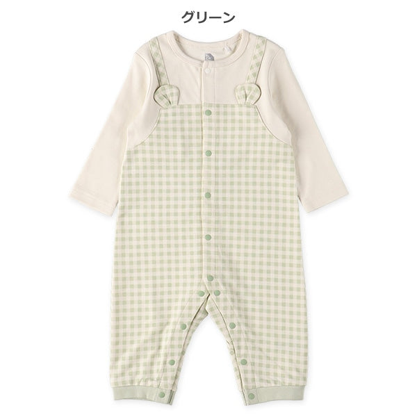 Checked Baby Overall Romper (Spring)