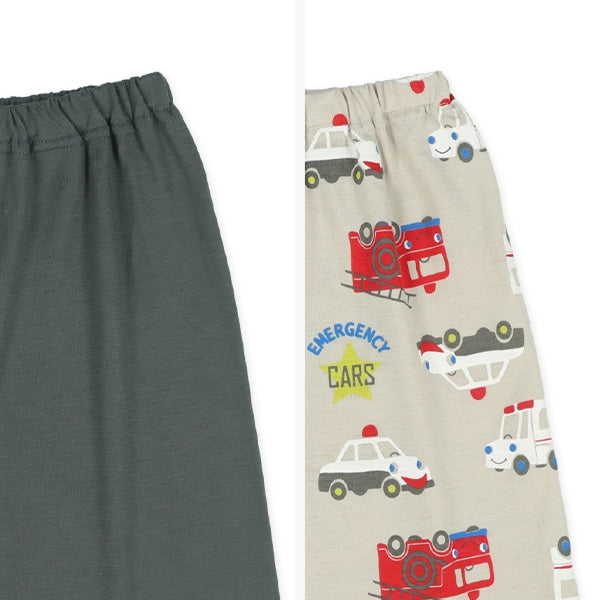 Fire Truck Short Sleeve T-shirt and Pants Set