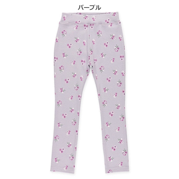 Flower Checked Stretch Pants (Winter, Spring, Autumn)