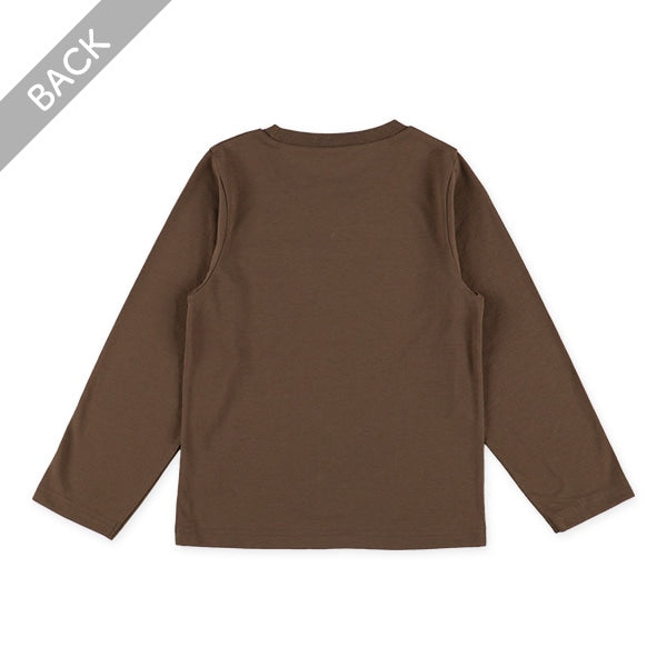 Mini Puff Print Long Sleeve Shirt (Winter, Spring, Autumn)