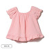 Frills Short Sleeve Blouse and Shorts Set