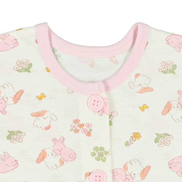 Rabbit Short Sleeve T-shirt and High Waist Pants Set