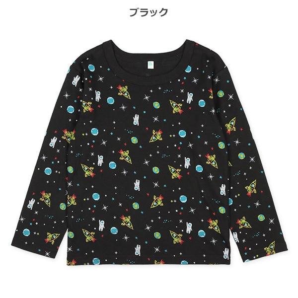Galaxy Print Long Sleeve Shirt (Winter, Spring, Autumn)