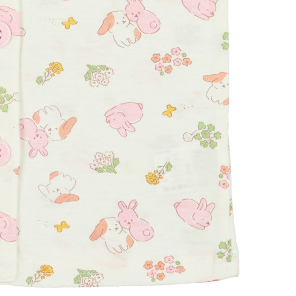Rabbit Short Sleeve T-shirt and High Waist Pants Set
