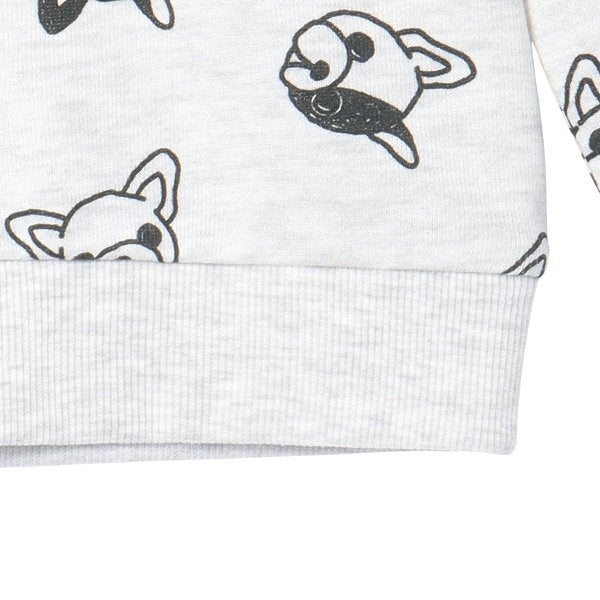 Bulldog Print Sweatshirt (Winter, Spring, Autumn)